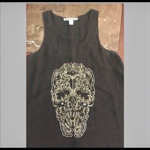 Andrew Charles Skull Tank Top